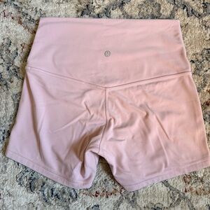 Lululemon Align High-Rise Light Pink Biker Shorts 4”